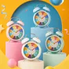 Colorful children's early education alarm clock with cute cartoon design and voice time announcement, a great helper for family learning and cognitive enlightenment Specification image